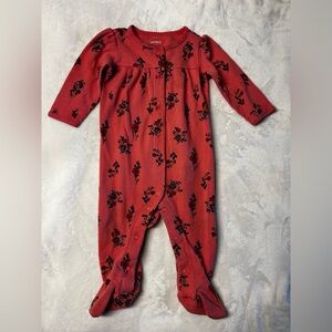 Carter's Red Floral Kids One Piece